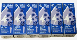 (Confezione da 6) Cartucce Aroma Blue Raspberry Cirkul GoSip - Senza Zucchero Colorante Nuove con Scatola - Foto 1 di 1