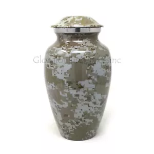 Cremation urn Modern French Aluminium Medium - Picture 1 of 5