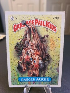 1987 SERIES 9 TOPPS GPK GARBAGE PAIL KIDS 378b RAGGED AGGIE