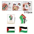 Promowanie pokojowego współistnienia z palestyńską flagą palestyńską przypinka plakietka klapa