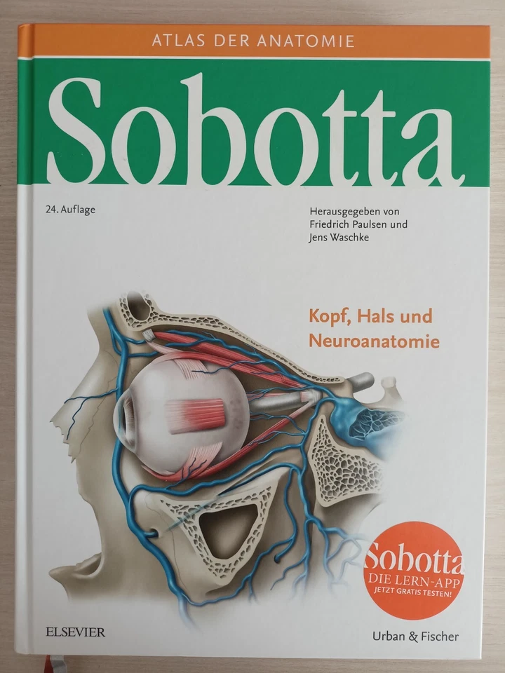 Sobotta Atlas der Anatomie, Kopf, Hals und Neuroanatomie - Bild 1 von 1