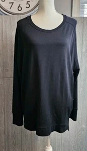 Tavi schwarz gemütliches Damen-Sweatshirt Ebenholz Gr. XL - Bild 1 von 11