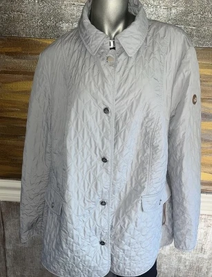 Chaqueta acolchada gris ligera Basler talla 2X Foto 1 de 4