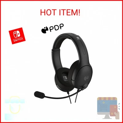 PDP Gaming LVL40 Stereo Headset with Mic for Nintendo Switch - PC, iPad, Mac, La - Image 1 of 2