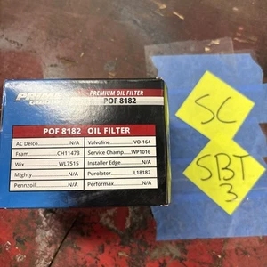 Engine Oil Filter Prime Guard POF8182 POF 8182 CARTRIDGE STYLE WITH O RING - Picture 1 of 2