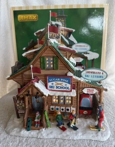 Lemax Christmas SUGAR PINE SKI SCHOOL #55940 2015 Vail Village Lighted Building - Picture 1 of 13