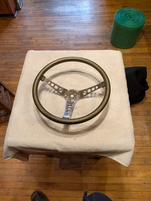 Volante vintage Superior Industies the 500 copo de metal verde 14,5" Foto 1 de 4