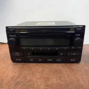 Vintage Toyota JBL Radio CD Cassette Receiver OEM 86120-48430 CQ-ET8361X RDS - Picture 1 of 13
