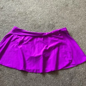 BHS Ladies Stylish Purple Bikini Bottom Swim Skirt (Size 16) - Picture 1 of 15