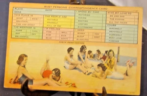 Beschäftigte Personen Korrespondenz Checkliste Postkarte - Baden Schönheiten - Bild 1 von 2