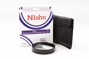 Used Nisha 82mm Two Parallel Multi-Image Lens Filter - Picture 1 of 9