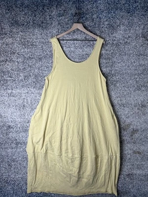 Vestido de playa Free People FP para mujer XL amarillo jojoba sin mangas maxi playa informal Foto 1 de 4