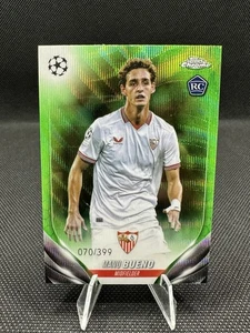 MANU BUENO /399 PARALLEL RC TOPPS CHROME UCC 122 FC SEVILLA SPAIN 2023-24 CARD - Foto 1 di 2