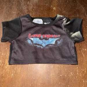 Build-a-Bear Workshop The Dark Knight Rises Camiseta para Bear DC COMICS Batman - Imagen 1 de 3