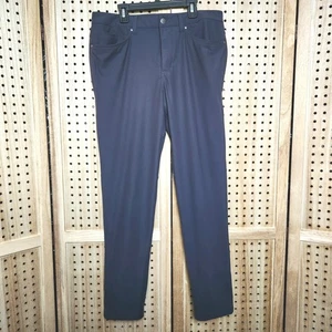 Pantalone Lululemon uomo Athletica ABC slim fit 5 tasche warpstreme grigio taglia 31 - Foto 1 di 12