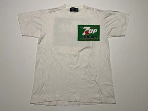Camiseta de Carreras Jordan 7up Fórmula 1 De Colección Grande Blanca Rara Años 80 90 - Imagen 1 de 9