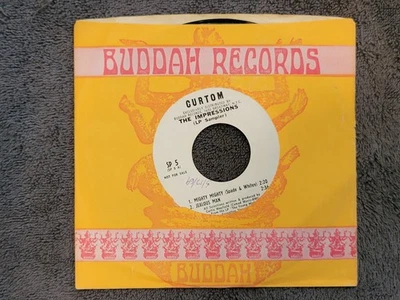 IMPRESSIONS LP SAMPLER WHITE LABEL PROMO WLP CURTOM SP5 CURTIS MAYFIELD MIGHTY - Image 1 of 3