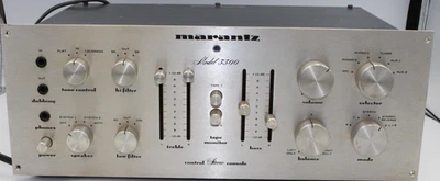 Preamplificador de estado sólido Marantz 3300 vintage funciona con problema Foto 1 de 4