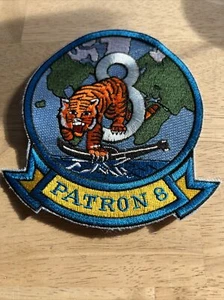 Patch Patron 8 USN US Navy Submarine Attack Fighter 8° Squadrone Pilota - Foto 1 di 7