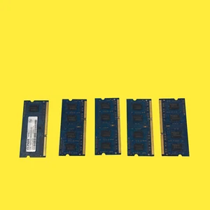 Lot of 5 Elpida 2GB 1Rx8 PC3-10600S-9-10-B2 #53 Z64/103 - Picture 1 of 6