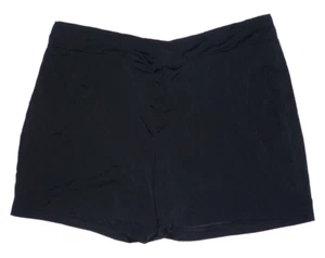 Pantaloncini corti elasticizzati SHEIN CURVE neri in nylon spandex da donna - taglia 3XL - Foto 1 di 2