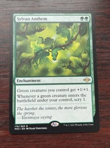 1x SYLVAN ANTHEM - Modern Horizons - MTG - Magic the Gathering - Picture 1 of 1