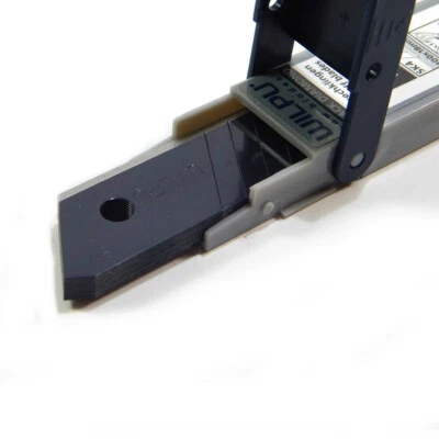 WILPU Cutter Messerklingen Ersatzklingen Cutter schwarz extrem scharf 18mm Profitool b