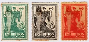 ES0136 - Poster Stamp Scottish Exhibition Glasgow 1911 – quality like picture - Picture 1 of 1