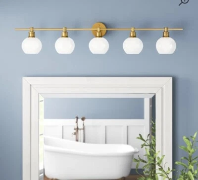 Geneva 5-Light Dimmable Vanity Light - Image 1 of 4