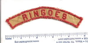 RINGOS (NEW JERSEY) HELLBRAUN + ROT TRS Community Strip BSA - Bild 1 von 1