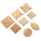Exquisite 1/4pcs Woodcarving Decal Wall Door Cabinet Onlay Applique Home Decor
