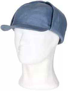 Original Schwedische Armee Militär Wintermütze Zivilschutz blau - Bild 1 von 3