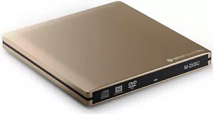 techPulse120 Tragbares M-Disc DVD CD Brenner Laufwerk Ultraslim Alu Superdrive - Bild 1 von 6