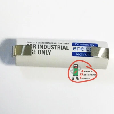 Panasonic Eneloop AA Mignon Akku BK-3MCCE 1.2V Ni-MH Typ 2000 mit U-Lötfahne