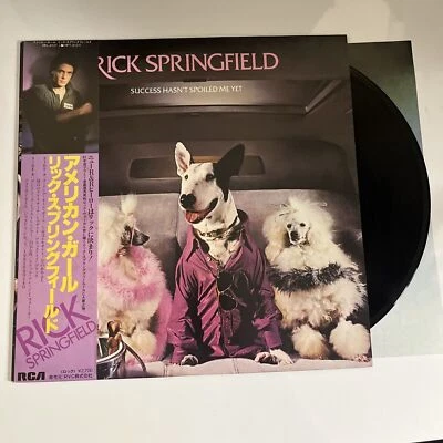 Rick Springfield – Success Hasn't Spoiled Me Yet 1982 LP Vinyl Record Obi Japan - Image 1 of 4