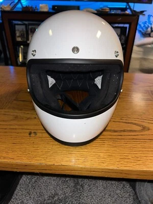 Casco de moto Biltwell Gringo S blanco brillante XS Foto 1 de 2
