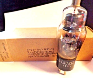 Vakuumröhre National Union JAN CNU 2X2 / 879 Hickok getestet 100%+ NOS  - Bild 1 von 3