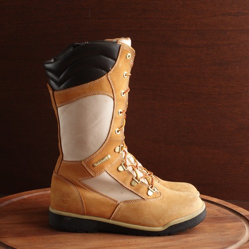 Stivali Timberland giovani taglia 6 5 pelle marrone stringati alti casual invernali outdoor