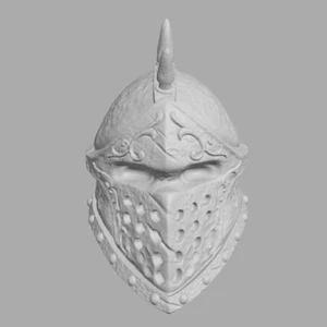 Knight Helmet v8 custom head for Mythic Legions & other fantasy action figures - Picture 1 of 2