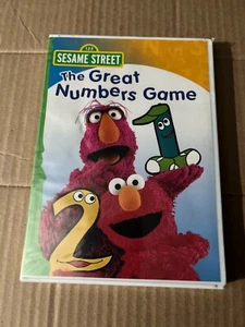 SESAME STREET THE GREAT NUMBERS GAME DVD FACTORY SEALED - Foto 1 di 2