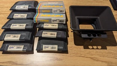 4x4" Lightweight Matte Box with lot of Tiffen filters - Image 1 of 3