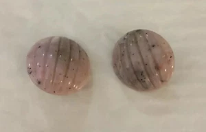 Vintage Earrings Clip on, Large Earrings Plastic - Picture 1 of 2