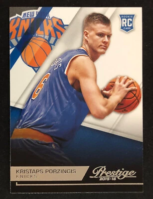 2015-16 Prestige Kristaps Porzingis RC Knicks Card #209 - Image 1 of 2