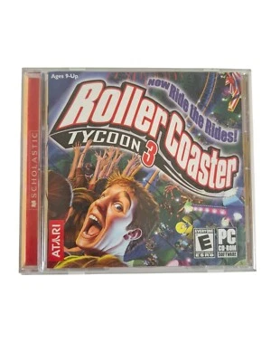 RollerCoaster Tycoon 3 (PC, 2004) {Jewel Case, CD not in best condition} - Image 1 of 4