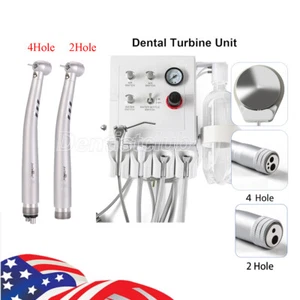 Dental Turbine Unit Weak Suction 3Way Syringe/ LED High Speed Handpiece 2/4Holes - Picture 1 of 38