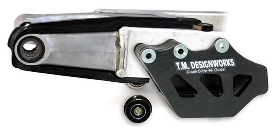 2008-2020 для Yamaha YZ 250 T.M. Черная направляющая/ползунок цепи DESIGNWORKS YCP-OR6-BK - Изображение 1 из 1