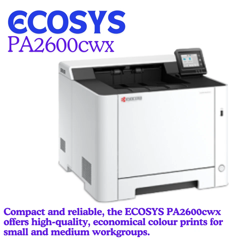 Kyocera ECOSYS PA2600cwx A4 Colour Laser Printer - Image 1 of 3