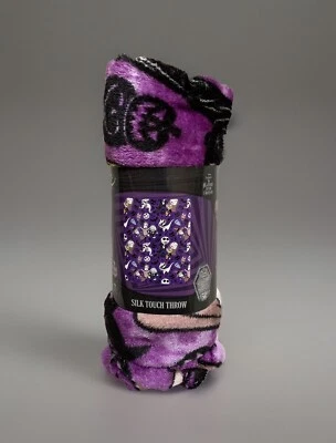 NUEVA Manta Pesadilla Antes de Navidad PESADILLA VIBRA Tacto Seda 40x50 Foto 1 de 4