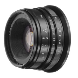 25mm F/1.8 Manual Focus MF Fixed Lens APS-C for Canon EFM EOS M M100 M5 M6 M50 - Picture 1 of 9