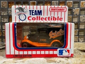 BALTIMORE ORIOLES 1990 1:64 MATCHBOX TEAM TRUCK WHITE ROSE COLLECTIBLES BASEBALL - Picture 1 of 7